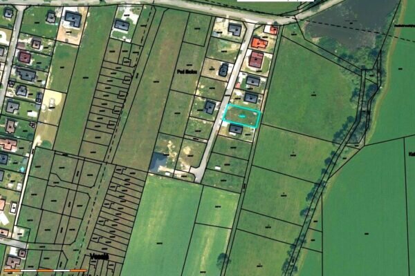 Prodej stavebního pozemku 808 m2, Veselá u Rokycan